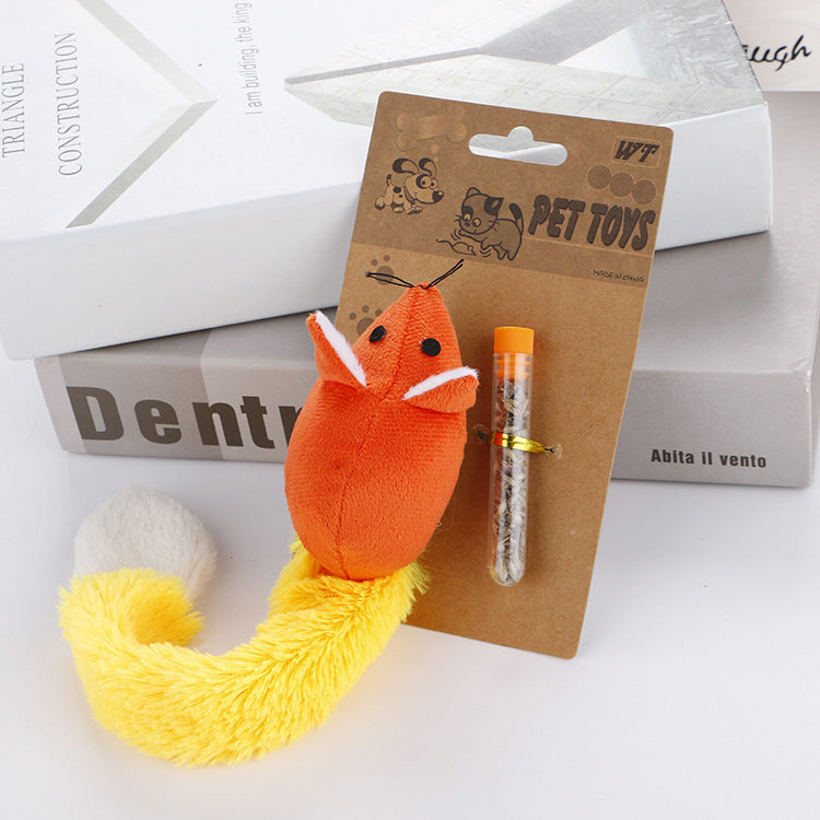 Long Tail Mouse Cat Teaser Toys